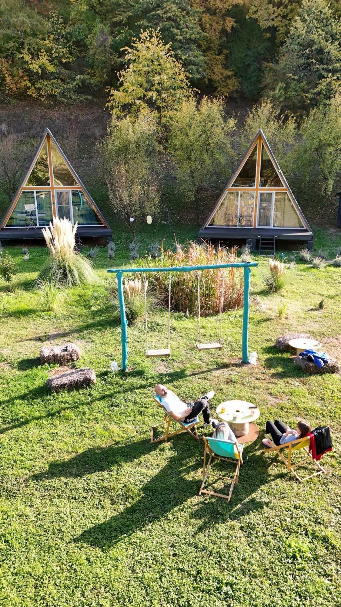 Cabane A-Frame Svinita Kültér fotó